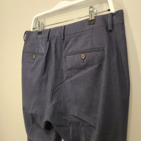 Bonobos Italian Stretch Wool Pants Comero Flexo Slim Cut Dark Grey - Size 34/34 - Picture 4 of 7